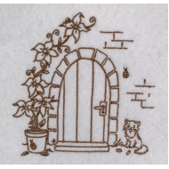 Floral Door