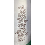 Seven Dwarfs Line Art