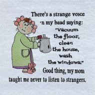 Strange Voice In My Head Funny Saying 