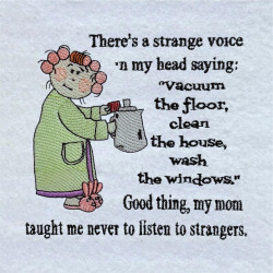 Strange Voice In My Head Funny Saying 