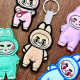 Furry Animal Doll Key Fob Pack Furry Animal Doll Key Fob Pack