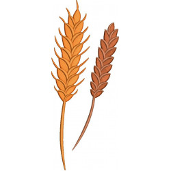 Wheat Embroidery Design