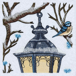 Winter Bird Panel 01