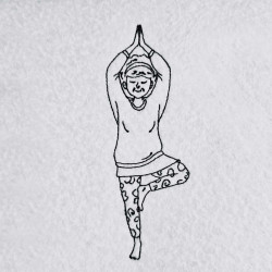 Yoga Woman Line Art