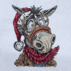 Sassy Christmas Donkey