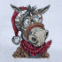 Sassy Christmas Donkey