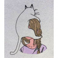 Cat On Girl