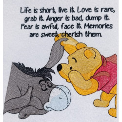 Life Is Short Pooh Quote