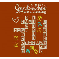 Custom Digitizing Grand Children Names No instant Download