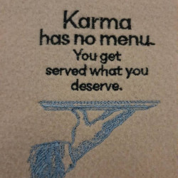 Karma Has No Menu
