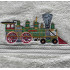 Old Train Embroidery Design