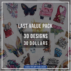 Feb Value Pack - 30 Exclusive Designs