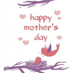 Mother Day Illustration Vector Only