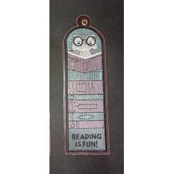 Reading Is Fun Owl keyfob
