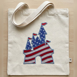 Patriotic Castle Applique