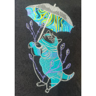 Cat With Umbrella