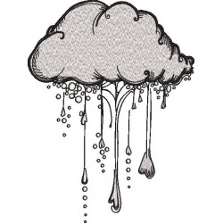 Cloud Embroidery Design