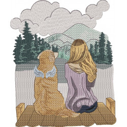 Dog Girl Best Friend