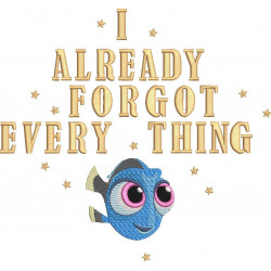 I Already Forgot Fish Quote