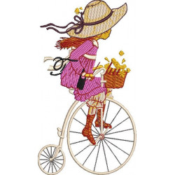 Girl On Cycle