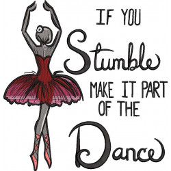 Stumble Embroidery Pattern