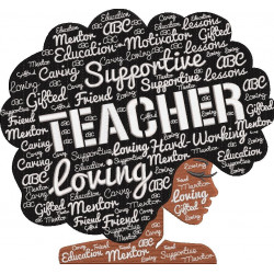 Teacher Embroidery Pattern