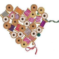 Thread Heart Pattern