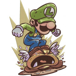 Adventurous Plumber Embroidery Pattern