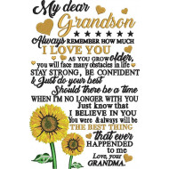 My Dear Grandson Always Remember