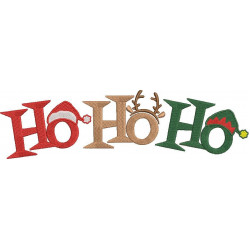 Hoho Christmas Embroidery