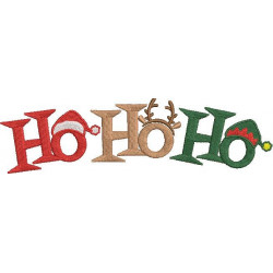 Hoho Christmas Embroidery