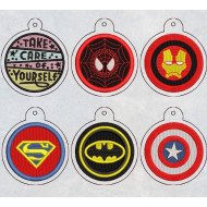 Super Heroes Key Fob Pack 