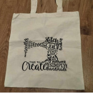 Sewing Machine Word Art Embroidery Pattern