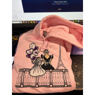 Cute Mom And Daughter In Paris