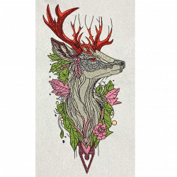 Artistic Native Deer