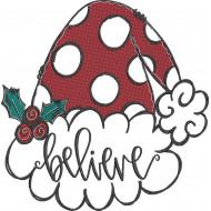 Believe Santa Hat