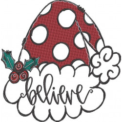 Believe Santa Hat