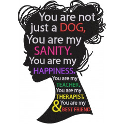 Girl And Standard Poodle