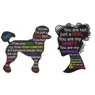 Girl And Standard Poodle