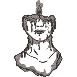 Melting Candle Figure