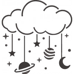 Night Sky Cloud