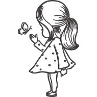 Girl With Butterfly