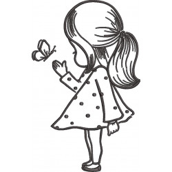 Girl With Butterfly