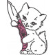Cat With Knife
