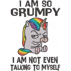 Unicorn I Am So Grumpy