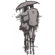 Couple In Rain