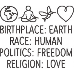 Birthplace Earth Humanity Quote