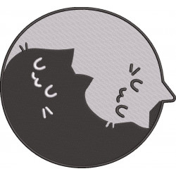 Two Cats Yin Yang