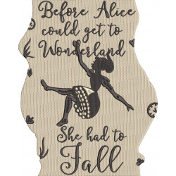 Whimsical Girl Falling Down