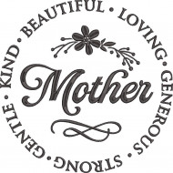 Beautiful Loving Generous Mother
